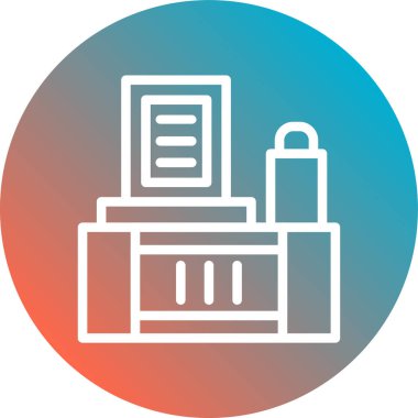 Modern yapı simgesinin vektör illüstrasyonu