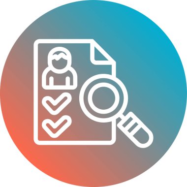 belge simgesi vektör illüstrasyonu