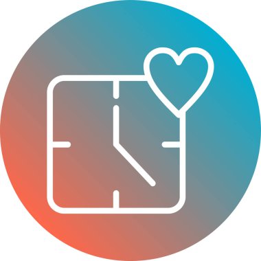 Vektör Kalp Simgesi illüstrasyonu