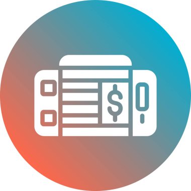 Dolar simgesi vektör illüstrasyonu