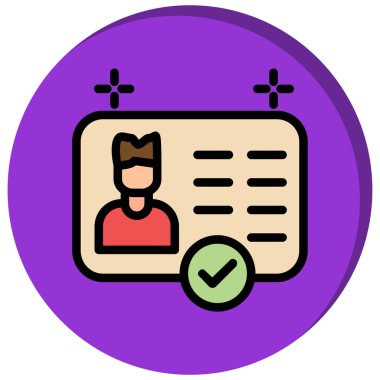 İş. Web simgesi basit illüstrasyon