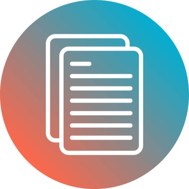 kağıt belge simgesi soyut arkaplanda izole edildi