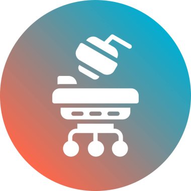 Alışveriş arabası ikonu. vektör illüstrasyonu