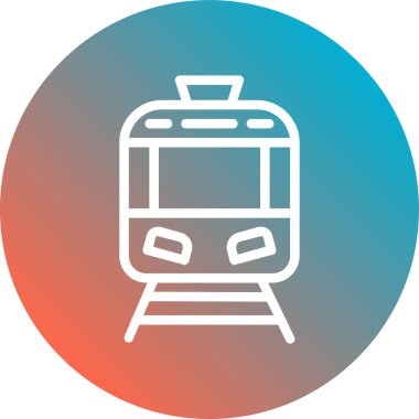 vektör tramvayı resimleme