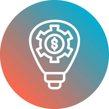 İçinde dolar olan ampul.