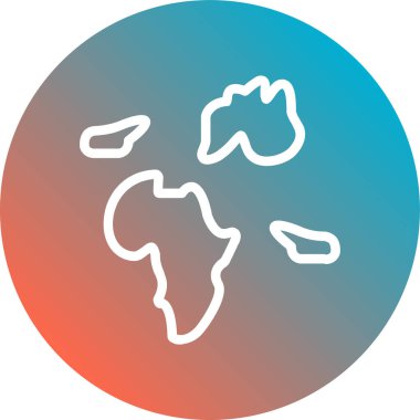 harita simgesi vektör illüstrasyonu