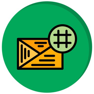 E- posta simgesi vektör illüstrasyonu