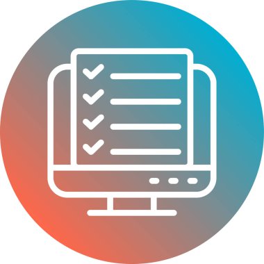 belge simgesi vektör illüstrasyonu