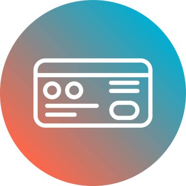 Modern simgenin vektör illüstrasyonu