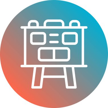 Alışveriş. Web simgesi basit illüstrasyon