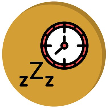 Çalar saat simgesi. vektör illüstrasyonu