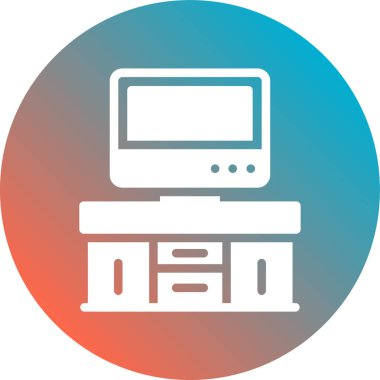 Yazıcı. Web simgesi basit illüstrasyon