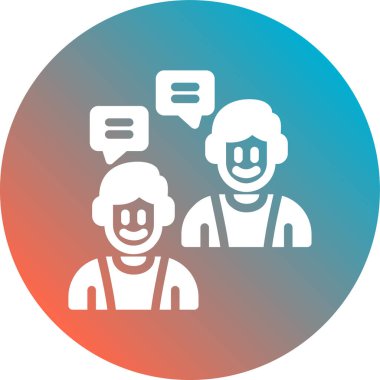 İnsan simgesinin vektör illüstrasyonu