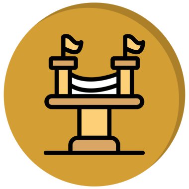 kupa simgesi vektör illüstrasyonu