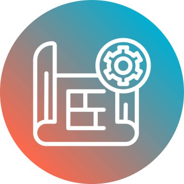 seo modern simgesinin vektör illüstrasyonu