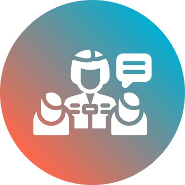 İş adamı simgesinin vektör illüstrasyonu