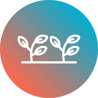 Ağaç simgesinin vektör illüstrasyonu