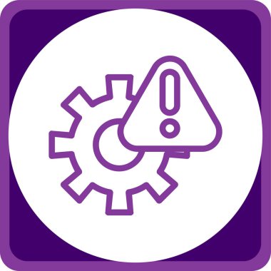 dişli simgesinin vektör illüstrasyonu