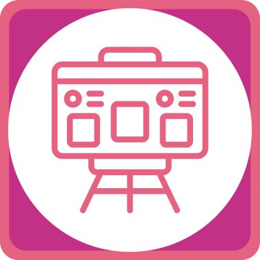 kamera simgesi vektör illüstrasyonu