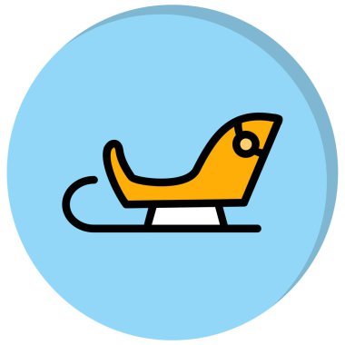 Kaykay. Web simgesi basit illüstrasyon