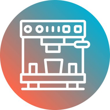 Benzin istasyonu simgesinin vektör illüstrasyonu