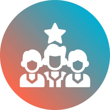 insanlar düz vektör simgesi