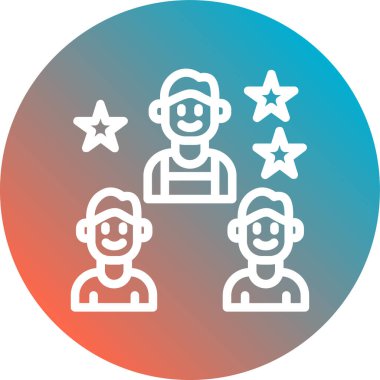 seo modern simgesinin vektör illüstrasyonu