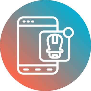 Pişirme simgesinin vektör illüstrasyonu