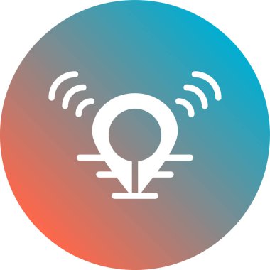 Eşsiz wifi sinyal vektör çizgisi simgesi