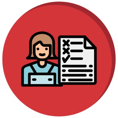 Çalışan & çalışanlar için iş yönetimi dairesi simgesi