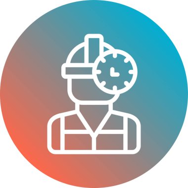 Modern simgenin vektör illüstrasyonu