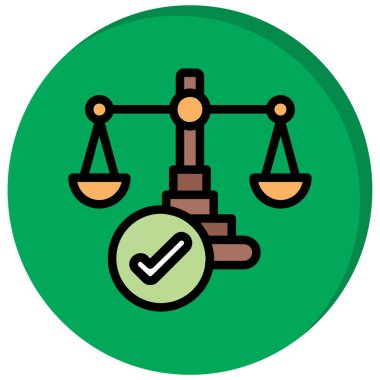 Simge vektör illüstrasyonunu dengele