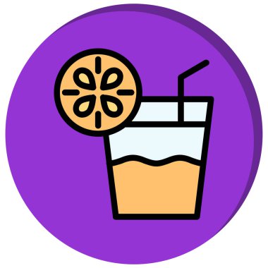 Kokteyllerin vektör illüstrasyonu