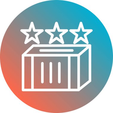 kutu vektör eğrisi simgesi