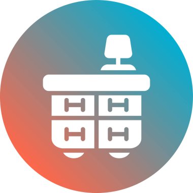 Modern simgenin vektör illüstrasyonu