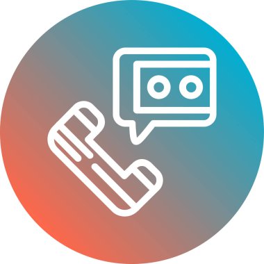 Robot simgesinin vektör illüstrasyonu