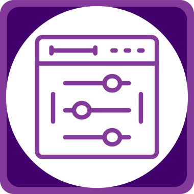 seo modern simgesinin vektör illüstrasyonu