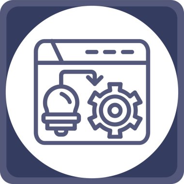 seo modern simgesinin vektör illüstrasyonu