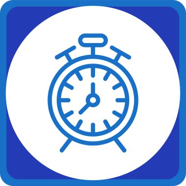 Saat simgesinin vektör illüstrasyonu