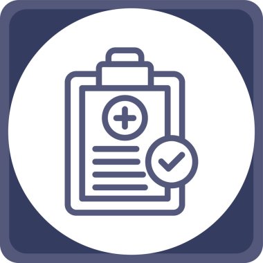 Modern tıbbi simgenin vektör illüstrasyonu