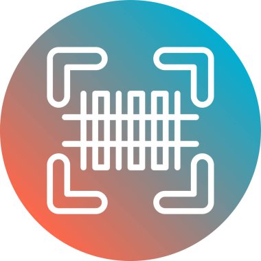 Modern bir simgenin vektör illüstrasyonu