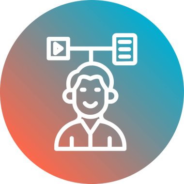 seo modern simgesinin vektör illüstrasyonu