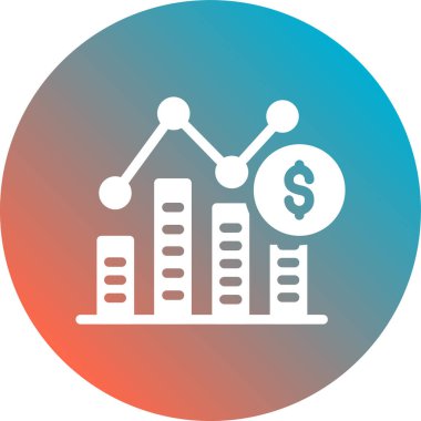 grafik ikonu vektör illüstrasyonu