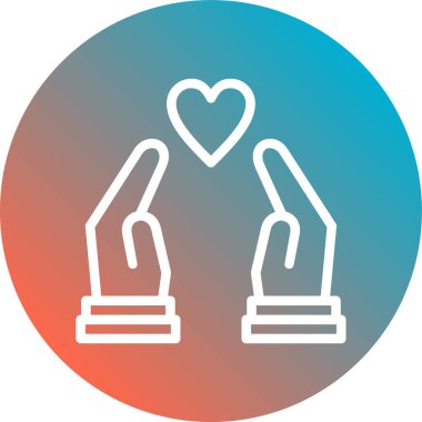 Vektör Kalp Simgesi illüstrasyonu