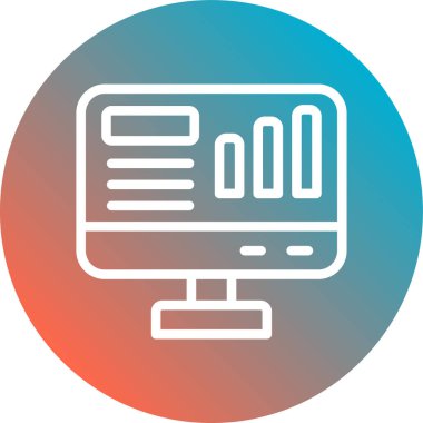 Bir simgenin vektör illüstrasyonu