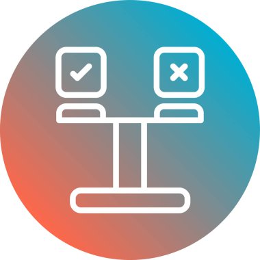 soyut arkaplanda kontrol listesi izole edildi