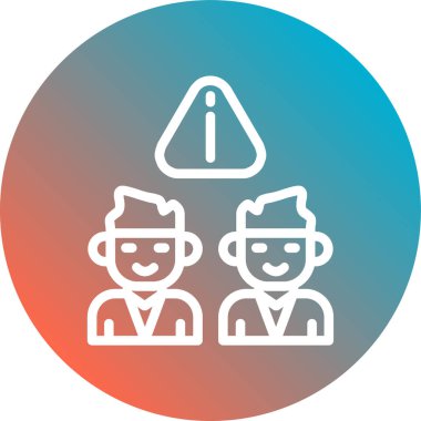 İnsan simgesinin vektör illüstrasyonu