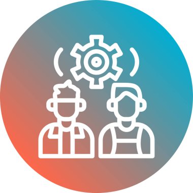 iş simgesi vektör illüstrasyonu