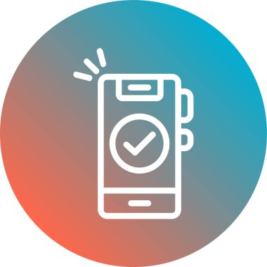 smartwatch simge vektör çizimi