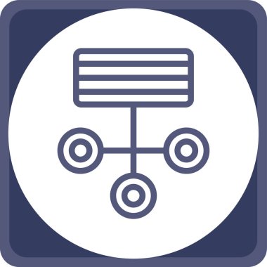 Benzersiz radyo anten vektör simgesi